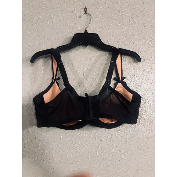 NWOT Lane Bryant Seriously Sexy Womens Bra 42DD Cupless Black & Beige Lace Sheer - Picture 8 of 9
